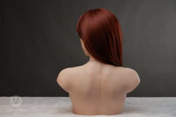 YUE DOLL® Bailey 51cm(20") E-CUP Curved Deep Throat Seamless Neck Full Silicone Torso For Blxxjob Only ( NO.4320)
