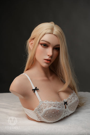 YUE DOLL® Cindy 51cm(20") E-CUP Curved Deep Throat Seamless Neck Full Silicone Torso For Blxxjob Only ( NO.4319)