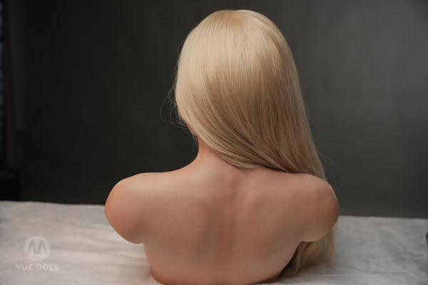 YUE DOLL® Cindy 51cm(20") E-CUP Curved Deep Throat Seamless Neck Full Silicone Torso For Blxxjob Only ( NO.4319)