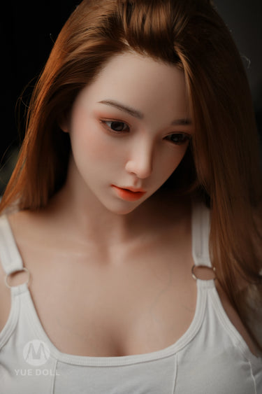 YUE DOLL® Selen 51cm(20") E-CUP Curved Deep Throat Seamless Neck Full Silicone Torso For Blxxjob Only ( NO.4318)