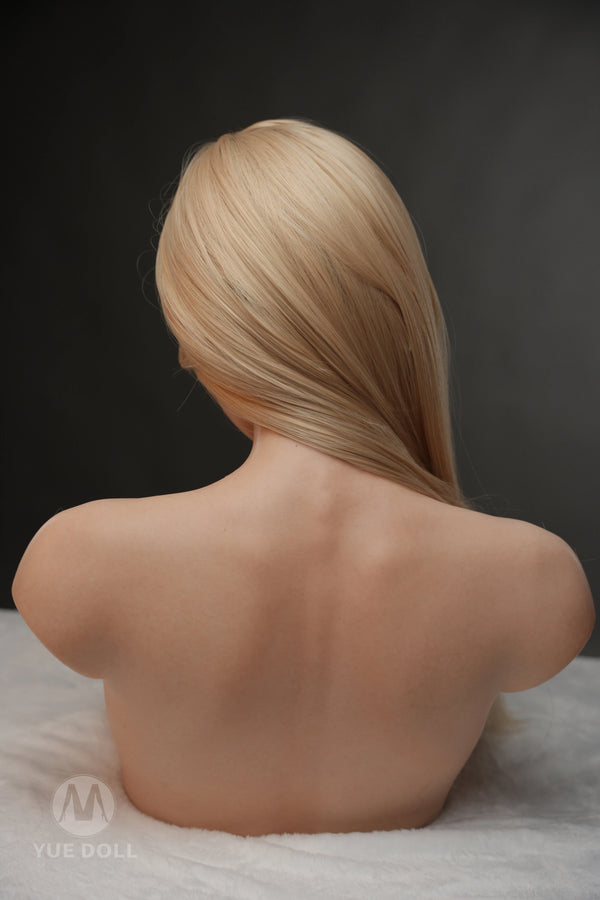 YUE DOLL® Penny 51cm(20") E-CUP Curved Deep Throat Seamless Neck Full Silicone Torso For Blxxjob Only ( NO.4317)