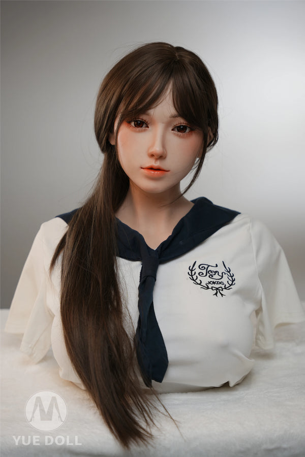 YUE DOLL® Dawn 51cm(20") E-CUP Curved Deep Throat Seamless Neck Full Silicone Torso For Blxxjob Only ( NO.4315)