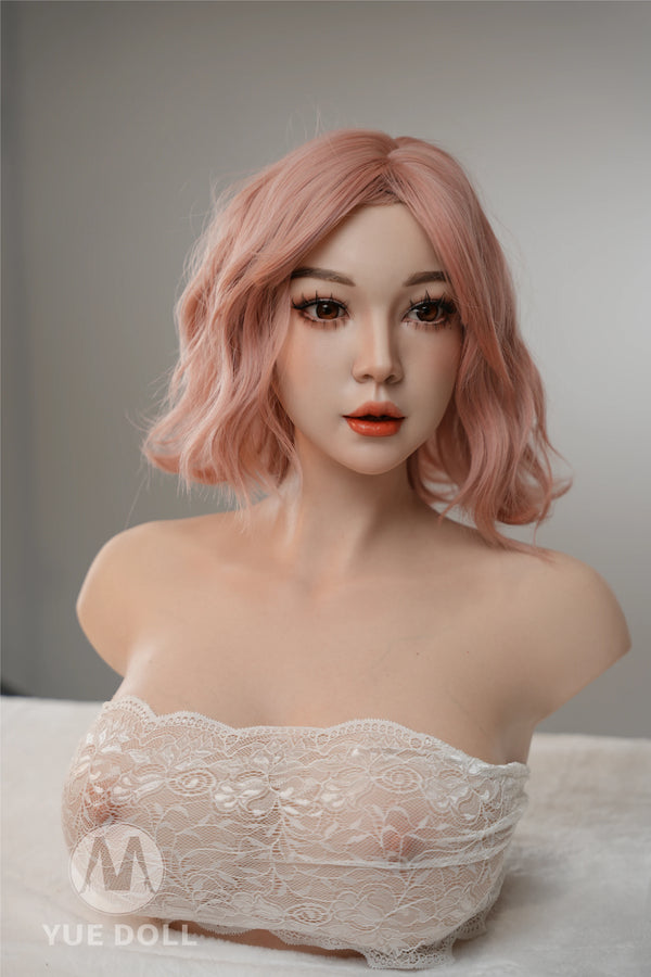 YUE DOLL® Summer 51cm(20") E-CUP Curved Deep Throat Seamless Neck Full Silicone Torso For Blxxjob Only ( NO.4259)
