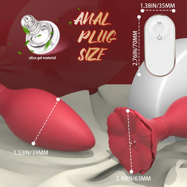 Sex Toy® Morning Glory SHD-S559-2 Rechargeable Anal Plug with Remote Control