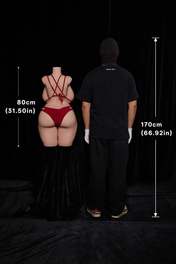 Climax Doll Ultra Lightweight BBW Sex Doll Torso ULW 884# Rhea Curvy Silicone Body
