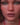 Closeup Video of woman face on a black background