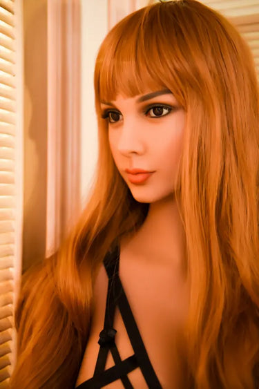 158cm Love Doll with Blue Eyes, Standing Function & Wheat Skin Tone – TPE Premium Edition