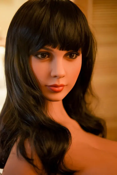 158cm Love Doll with Blue Eyes, Standing Function & Wheat Skin Tone – TPE Premium Edition