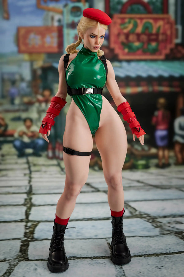 Climax Doll Anime Sex Doll Si70 KA Freya Mini Silicone Doll Petite Military Outfit