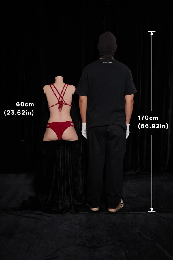Climax Doll ULW Series 60cm A-Cup Ultra Lightweight Silicone Doll Torso #661 Compact Realistic Model