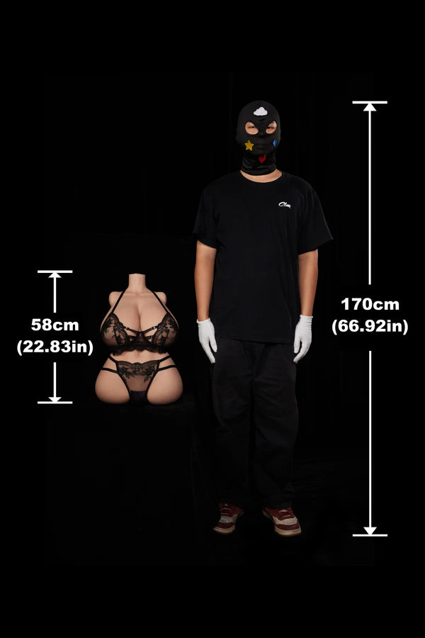 Climax Doll® CLM ULW PW-U58 58cm Ultra Lightweight Silicone Torso Model