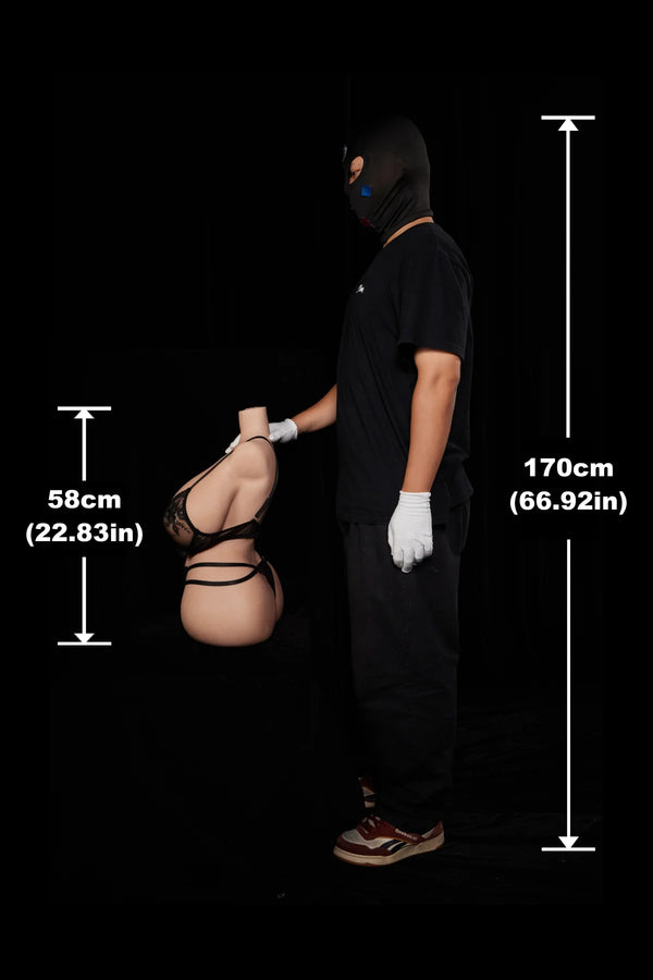 Climax Doll® CLM ULW PW-U58 58cm Ultra Lightweight Silicone Torso Model