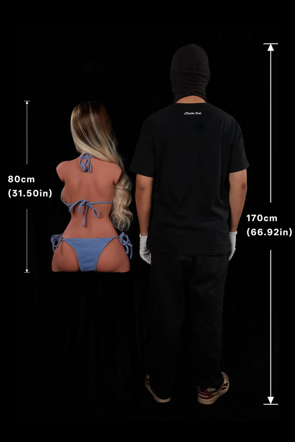 Climax Doll Ultra Lightweight Silicone Doll Torso ULW 662# Hedia Realistic Curvy Body