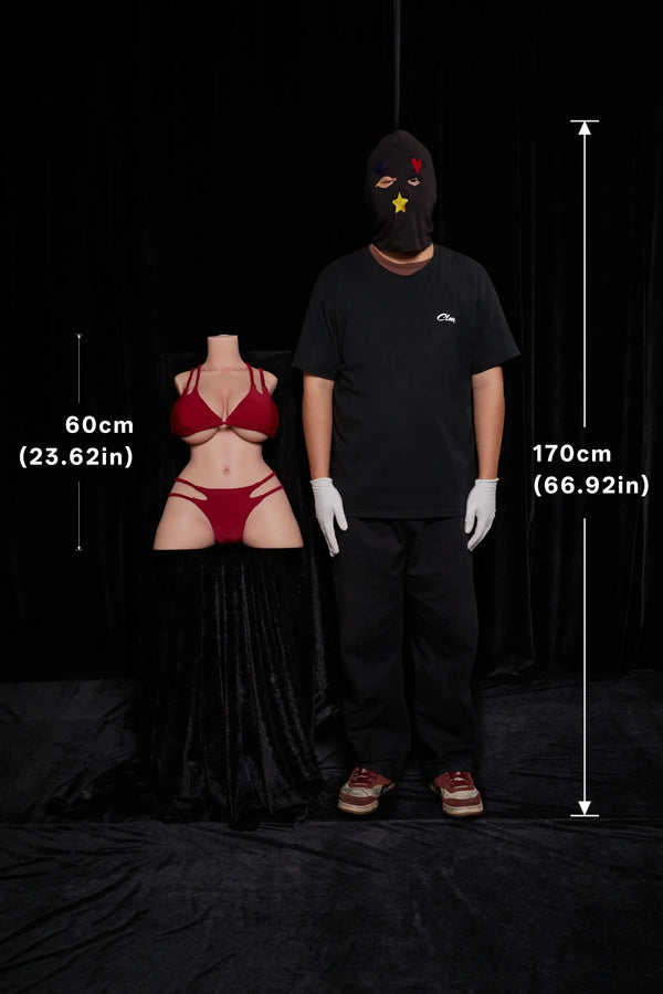 Climax Doll Ultra Lightweight Anime Silicone Sex Doll Torso ULW 664# Meru Succubus Style