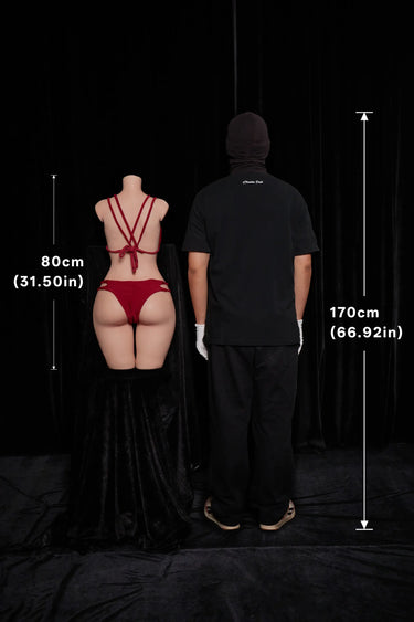 Climax Doll® ULW 80cm #881 A-Cup Ultra Lightweight Silicone Sex Doll Torso Slim Edition
