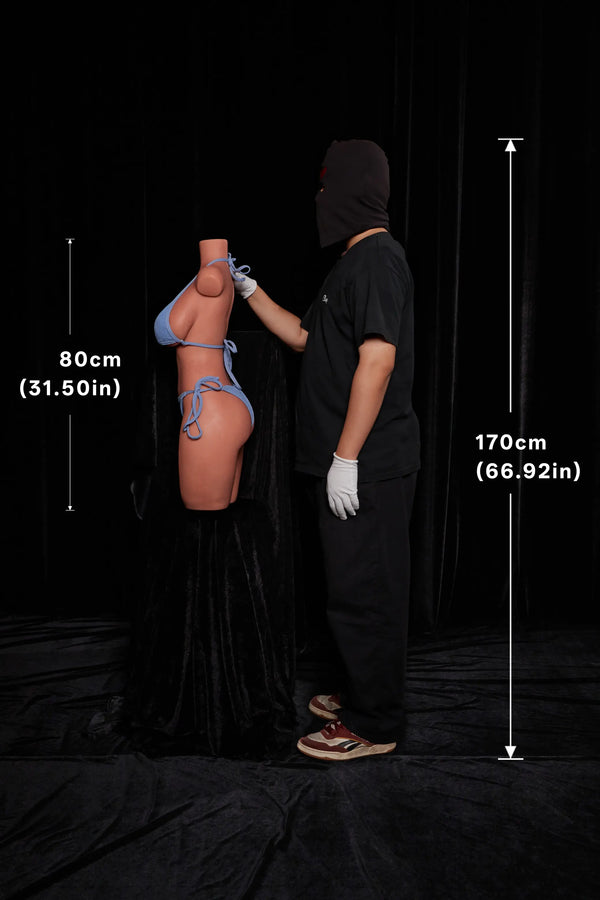 Climax Doll ULW 80cm #883 E-Cup Ultra Lightweight Silicone Sex Doll Torso Curvy Model