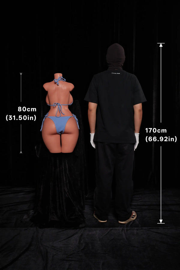 Climax Doll ULW 80cm #883 E-Cup Ultra Lightweight Silicone Sex Doll Torso Curvy Model