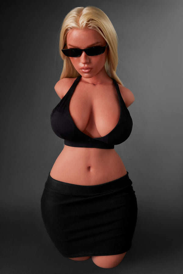Climax Doll Ultra Lightweight Best Sex Doll Torso ULW 883# Fiora Blonde Curvy Silicone Body