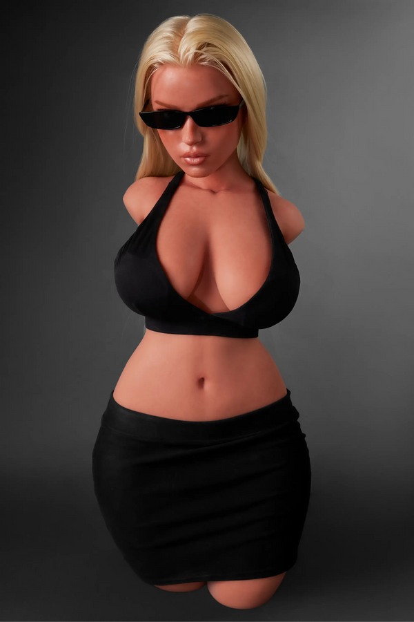 Climax Doll Ultra Lightweight Best Sex Doll Torso ULW 883# Fiora Blonde Curvy Silicone Body